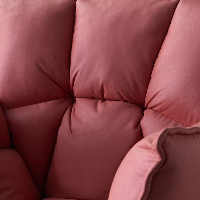 Faux Leather Arm Chair 28.3"L  x 28.3"W x 33.8"H Arms Included Chair for Bedroom