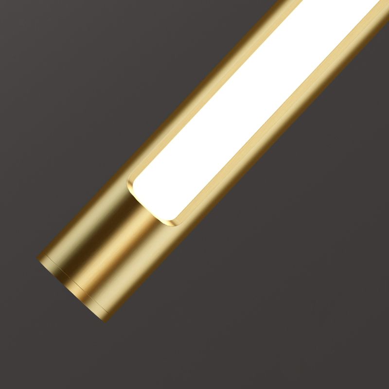 Eigentijdse hangende hanglamp lineaire hanger voor slaapkamer in de woonkamer