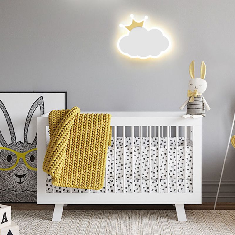 Colorful en fer Murce Cloud Forme LED Mur Mur Mur