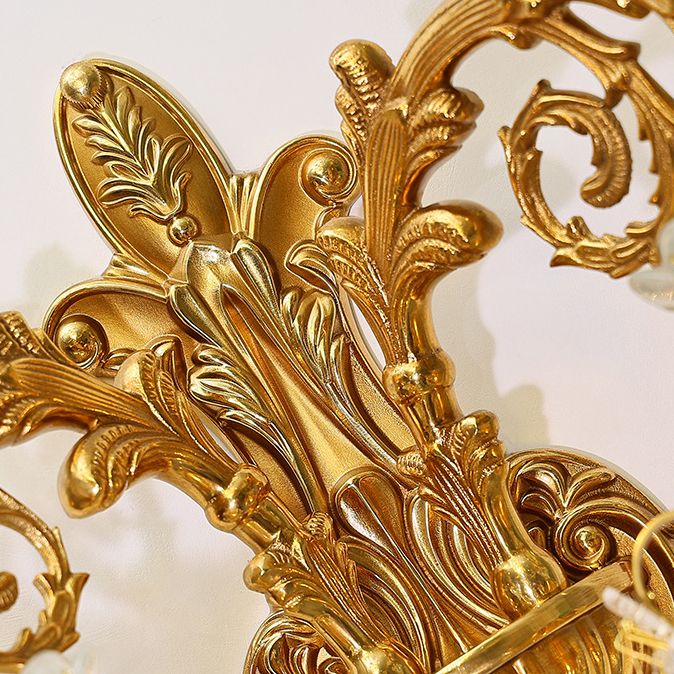 Nordic Style Copper Vanity Light Cone Shape Vanity Lamp for Shower Room