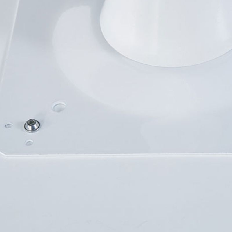 Modern Wood Table for Restaurant Round Table with Metal Pedestal