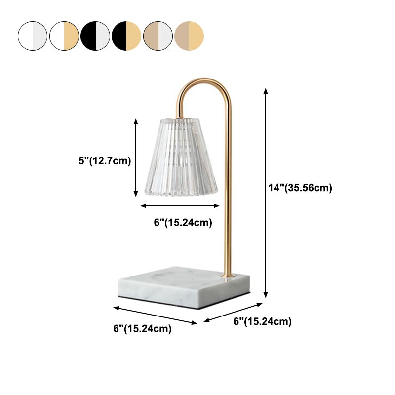 1 table de cône légère Light Light Table de table de style moderne, aromathérapie non incluse