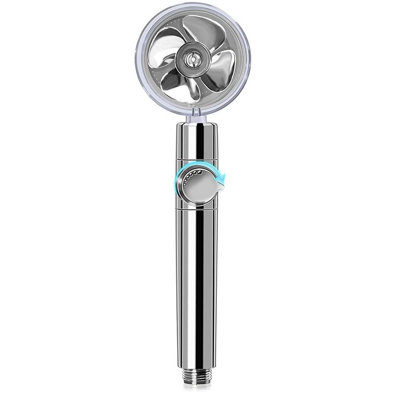 Handheld Shower Head Adjustable Water Flow Wall-Mount Hand Shower