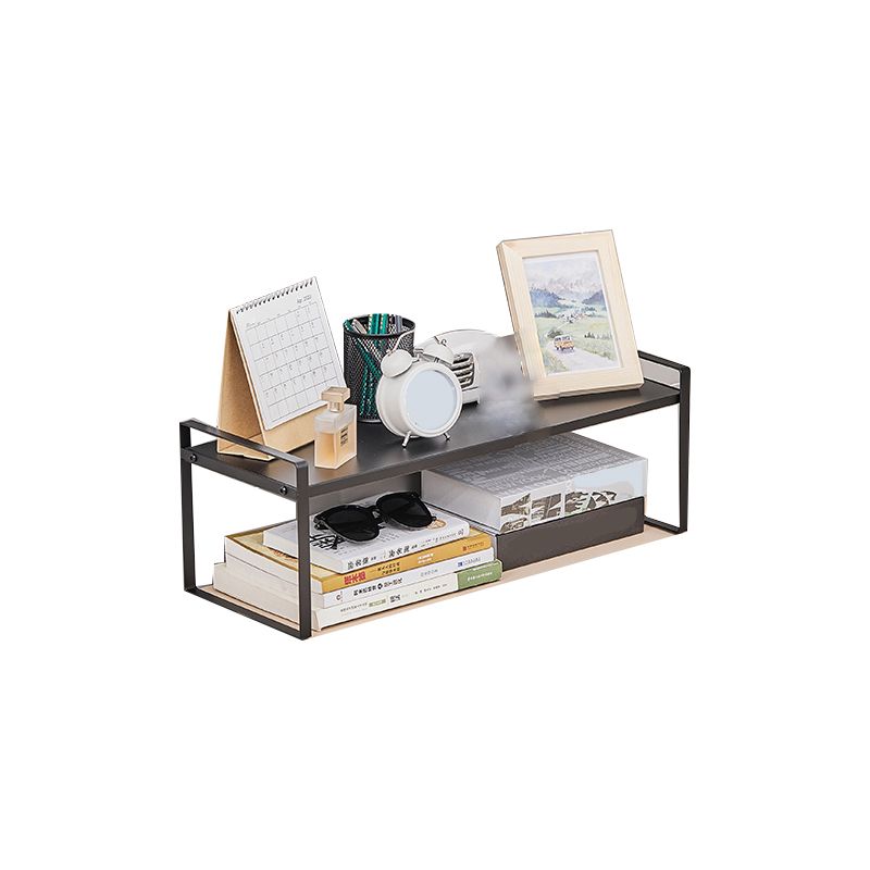 Modern Style Bookshelf Metal Open Back Bookcase for Home Office