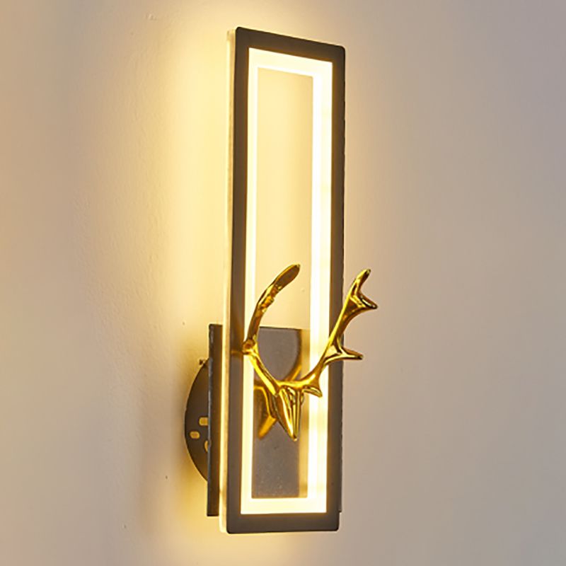 Nordischer Metall Wandleuchte geometrische LED -Wandleuchte für Wohnzimmer