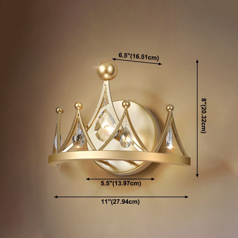 Postmoderne 1 Tête Murce Conce Golden Mur Murd Lightture pour le salon