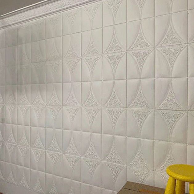 Modern Style Plastic Wall Panel Living Room Peel and Stick 3D Wall Paneling