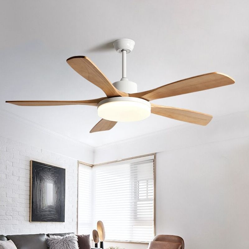 Contemporary Ceiling Fan Light Fixture Minimalist LED Ceiling Lamp for Bedroom