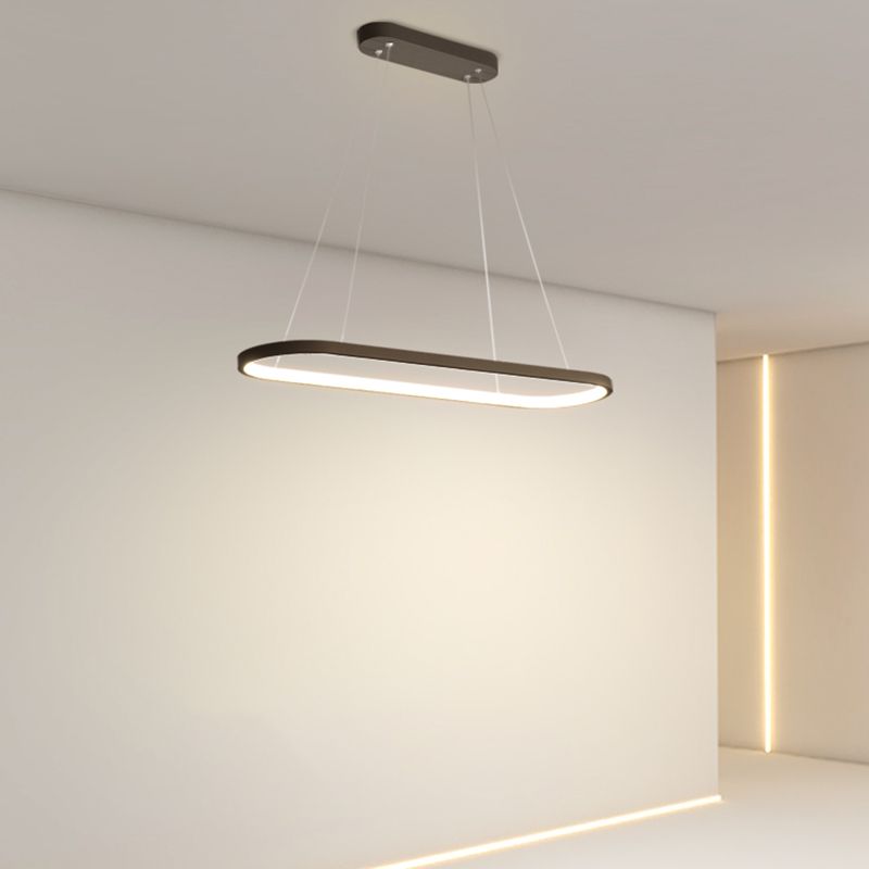 Araña de araña geométrica moderna lámpara de araña de metal de araña de metal