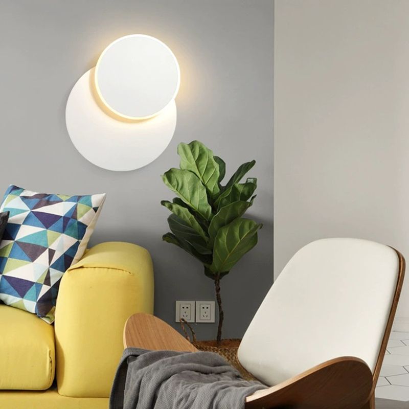 Geometrische Form Metallwandbeleuchtung moderner Stil 1 Licht Wandleuchte Leuchte