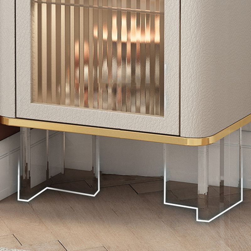 11.7-inch Width Glam Storage Chest Stone Storage Chest Dresser