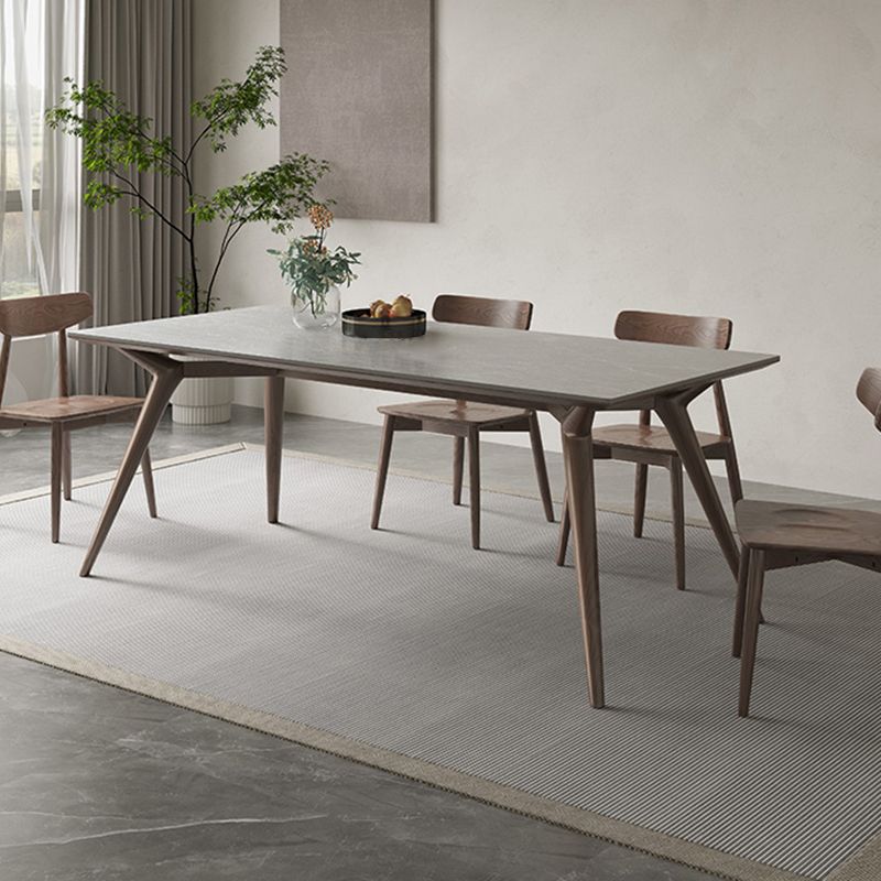 Modern Style Furniture Rectangle Stone Dining Room Table for Kitchen