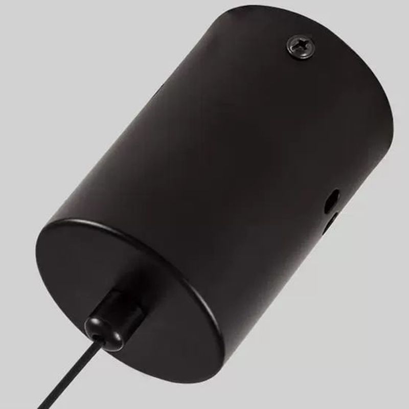 Minimalism Metal LED Hanging Ceiling Light 1-Light Linear Ceiling Pendant Light