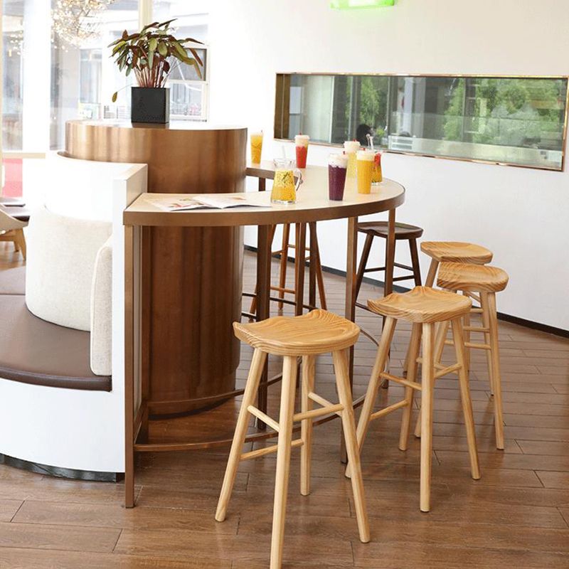 Industriële stijl houten barkrukkrukkrukken voorstoel kruk voor keukenbar