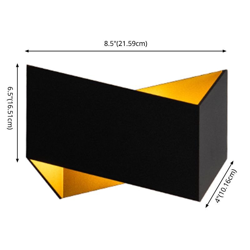 Moderne minimalistische stijl Origami Wall Light SCONCES Metaal 1 Lichtwandverlichting voor woonkamer