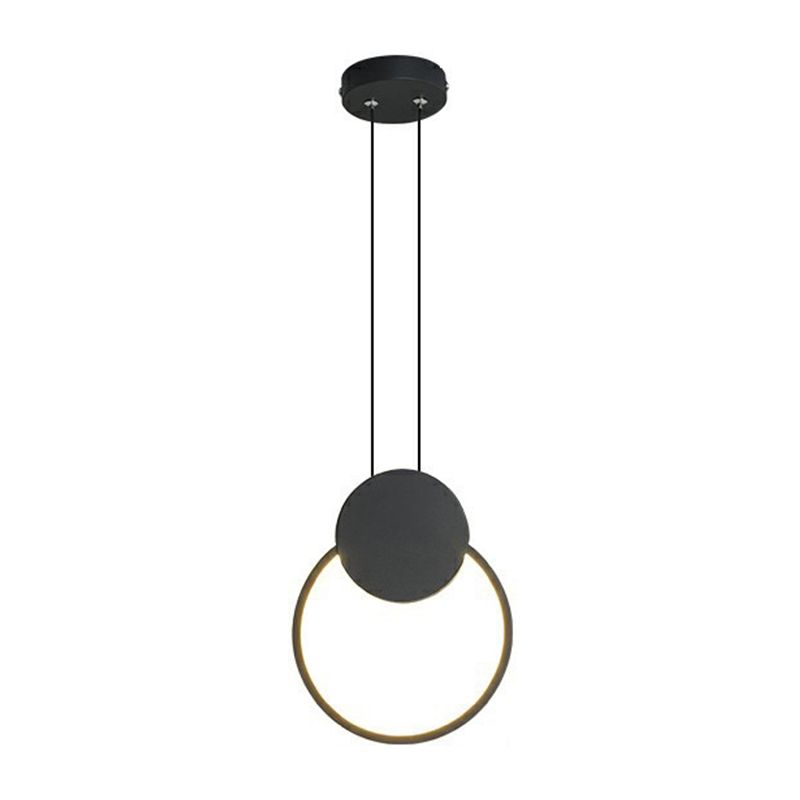 Style moderne suspendu luminaire en forme de bande LED Pendante Lumière pour le salon