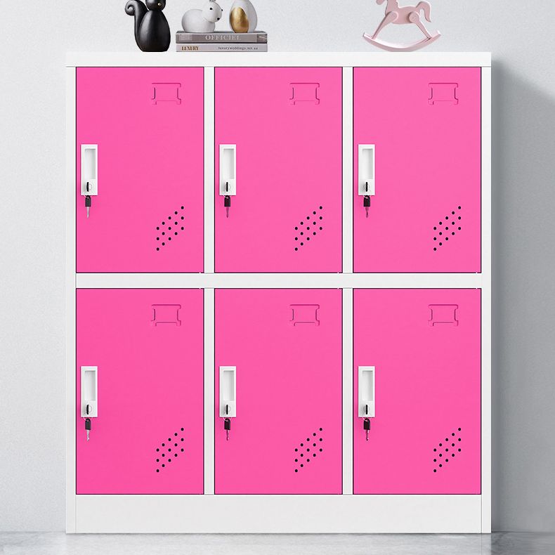 35.4"L x 16.5"W x 39.4"H Modern Wardrobe Armoire Steel Storage Cabinet