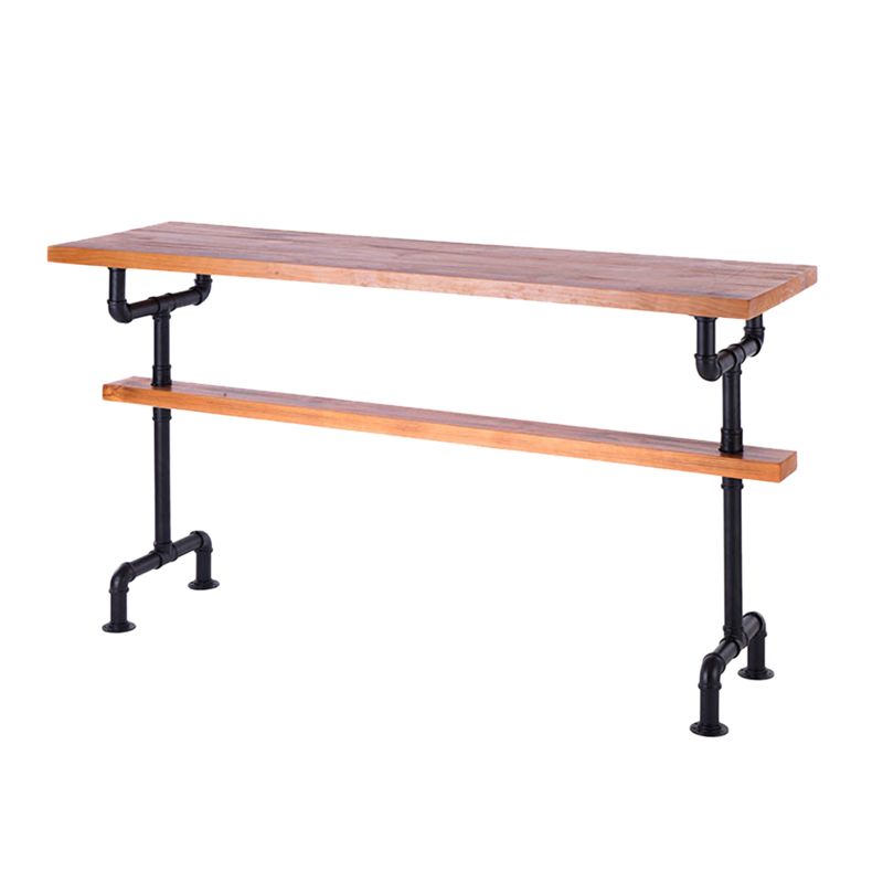 1/4/7 Pieces Bar Table Set Industrial Rectangular Pub Dining Set