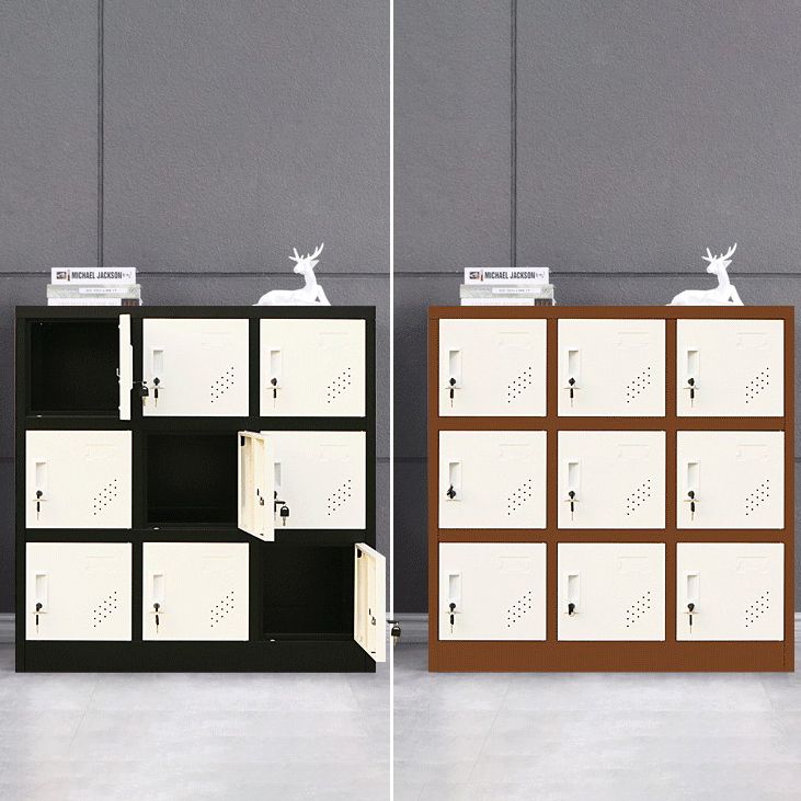 Contemporary Style Wardrobe Metal Wardrobe Closet for Home,35.43" D x 16.54" W x 39.37" H