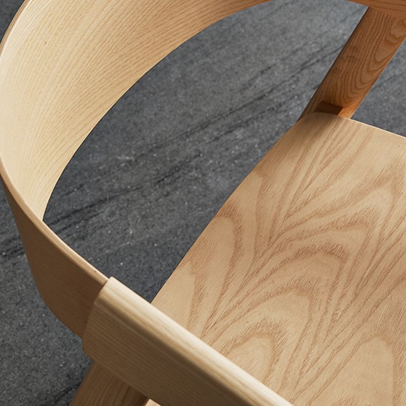 Brown Ash Wood Counter Stools Contemporary Indoor Counter Chairs