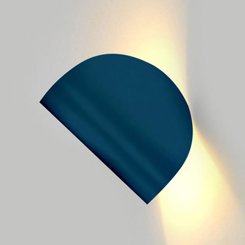 Modern Colorful Wall Mount Lighting Minimalist Metallic LED Wall Sconce