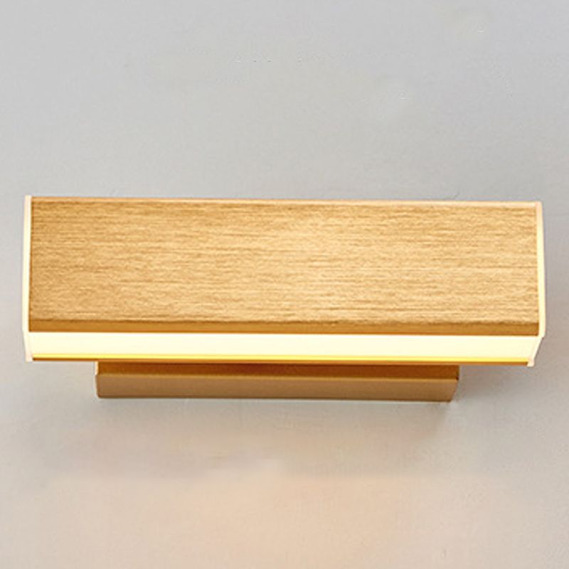 Ajustable de 1 luces de sombra lineal matones de pared de estilo moderno de metal iluminación de pared