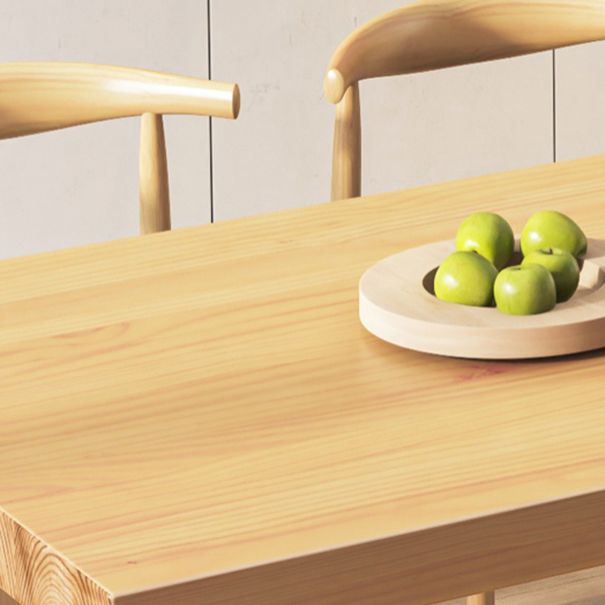 Modern 1/4/5/7 Pieces Dining Set Rectangle Pine Wood Dining Table for Dining Room