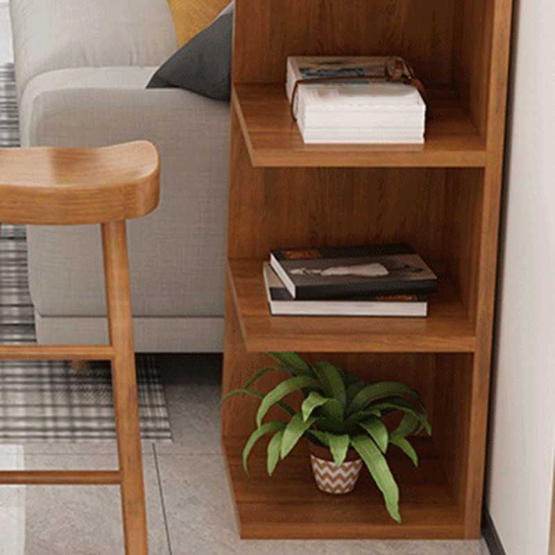 Modern Solid Wood Bar Table Rectangle Bar Dining Table with Storage