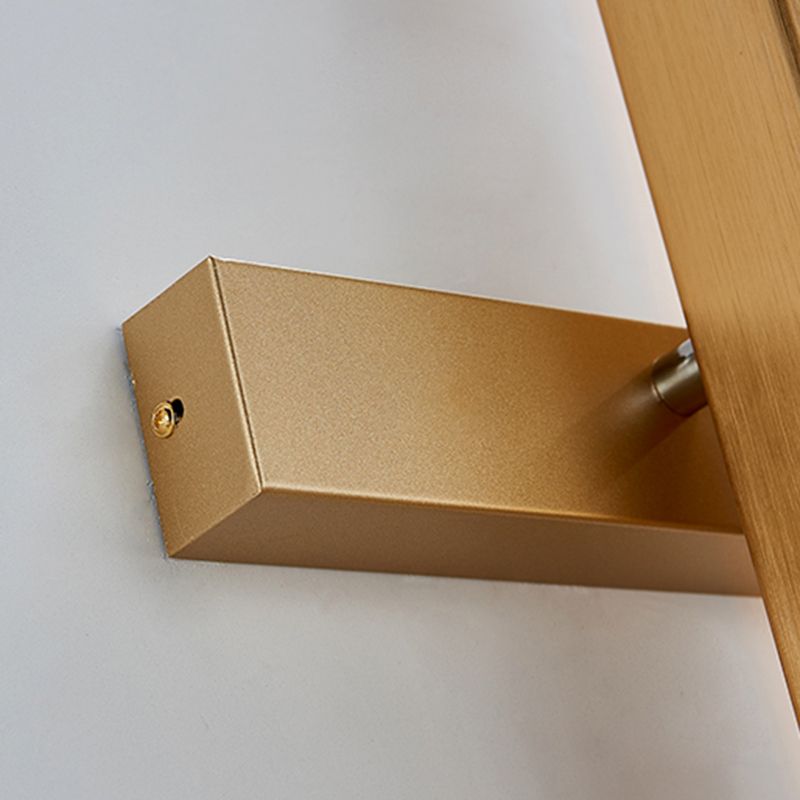 Modern Simple Aluminum Wall Light Rectangle Shape Rotatable Wall Lamp for Bedroom