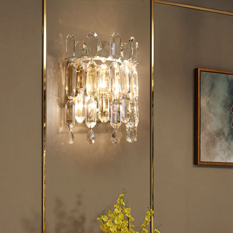 Éclairage mural semi-à tambour moderne