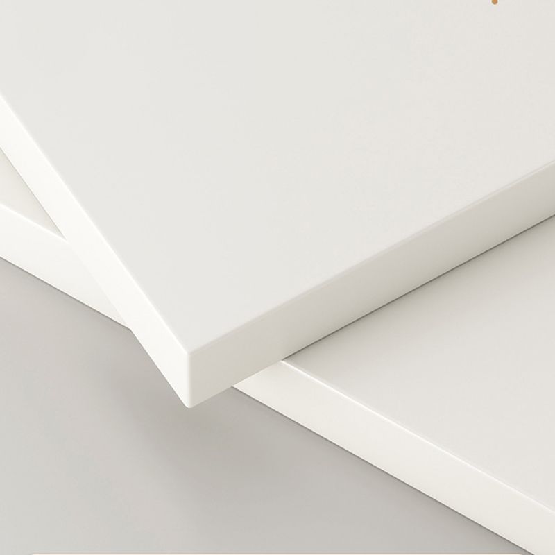 Modern Geometric Book Shelf with Rectangular Shelves Wood Bookcase