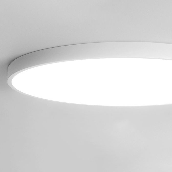 LED Flush Mount Lighting Post Modern White Ceiling Light for Foyer
