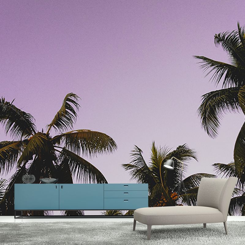 Tropical Trees Plant Wall Covering for Living Room Bedroom Home Decor, Customized Size