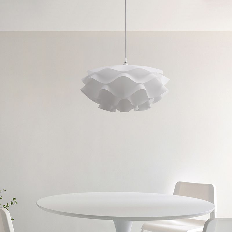 1-Light Pendant Lighting Modern Style Flower Shape Metal Hanging Lights