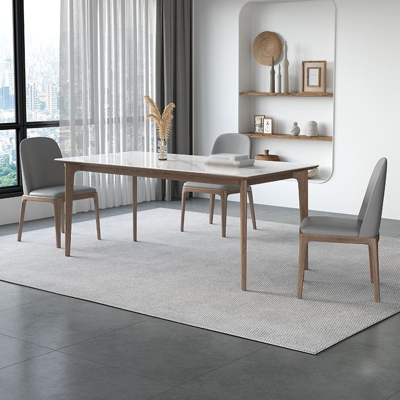 Modern Sintered Stone Dining Set 1/2/4/5/7 Pieces Dining Table with Chairs