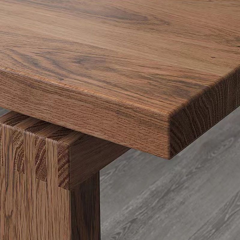 Simplicity Style Dining Room Table Brown Table for Home Kitchen