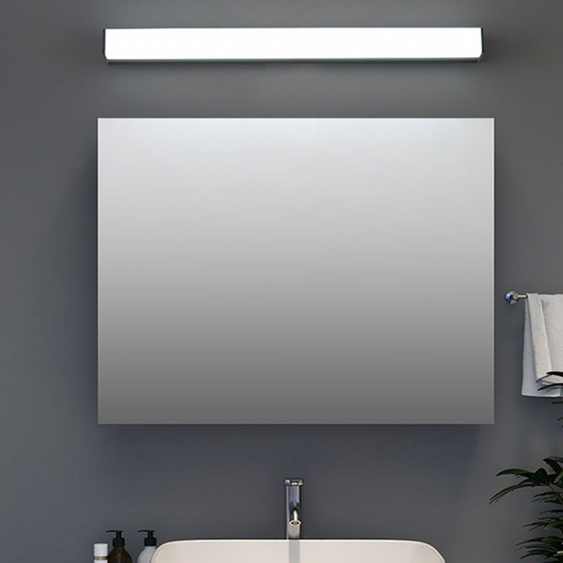 Infrared Sensing Vanity Wall Lamp No-Drilling Modern Bathroom LED Wall Sconce with Plug