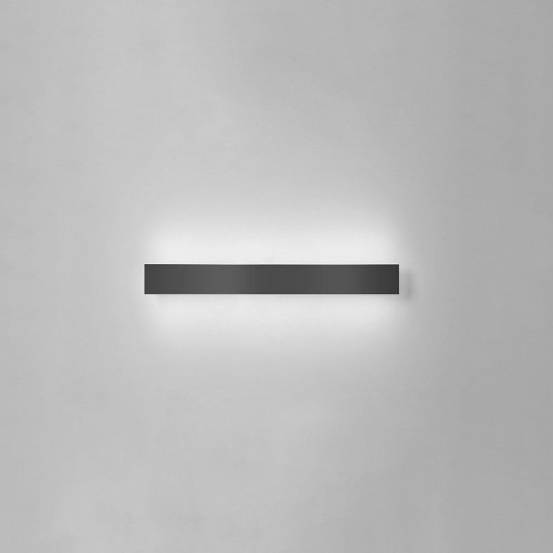 Nordic Style Iron Wall Light Strip Shape Wall Lamp with Acrylic Shade for Outdoor