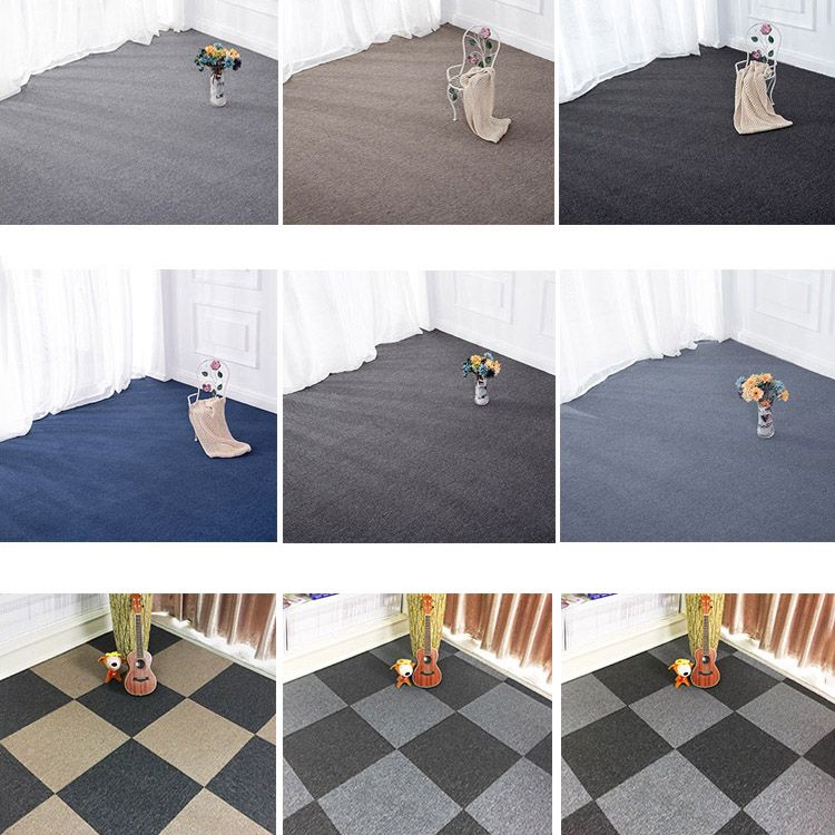 Self Adhesive Carpet Tiles Non-Skid Carpet Tiles for Living Room and Bedroom