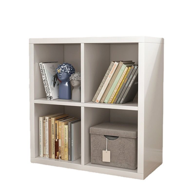 11.81" Wide Contemporary Wooden Bookshelf Cube Shelf Bookcase
