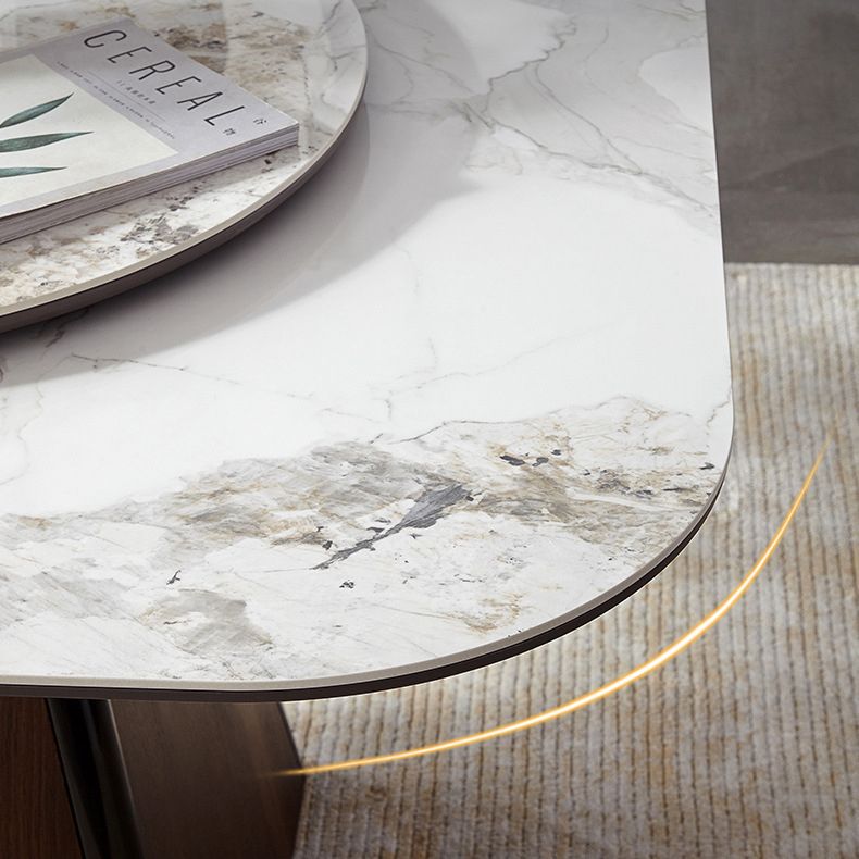 Contemporary Sintered Stone Table Square Table Set 1/2/5/7/9 Pieces Dining Set