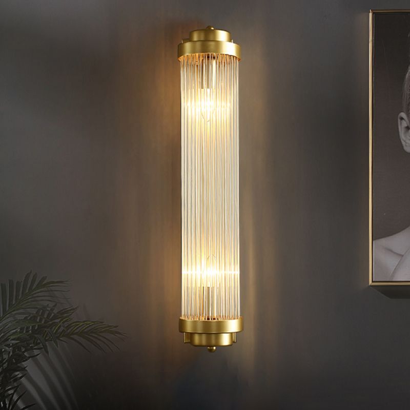 Cilindro a 1 luce moderna fonce luce luce cristallo idee per il soggiorno