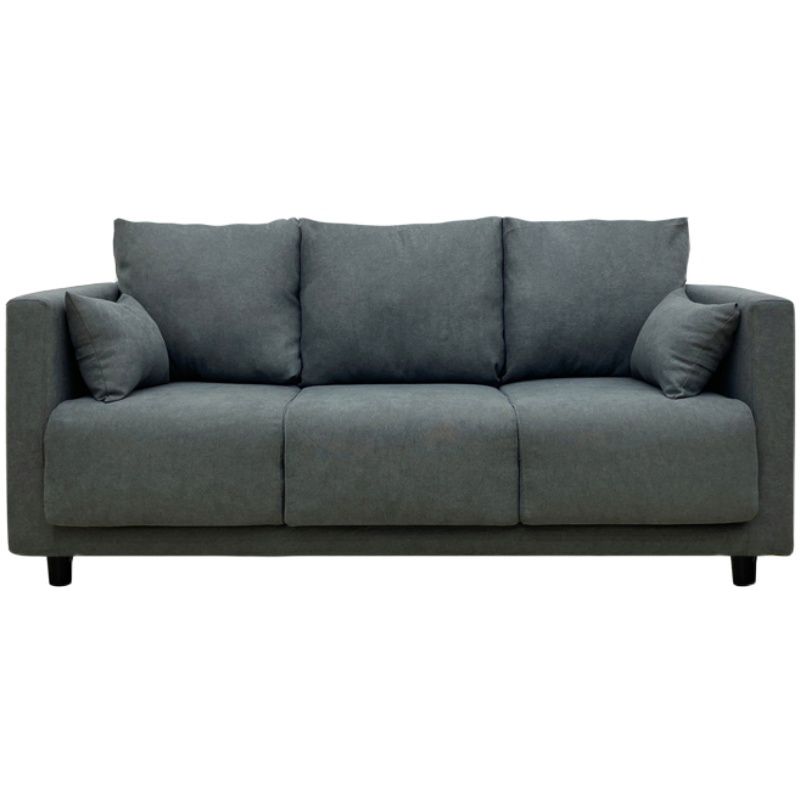 Square Arm Modern Sofa with Tight Seat and Loose Back for Living Room