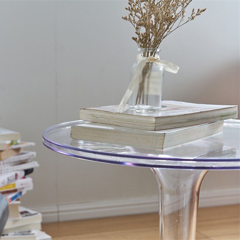 Modern Style Acrylic Material Multicolor Choice of Round Side Table