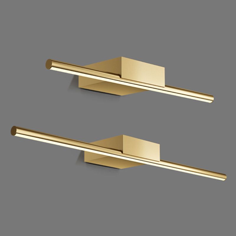 Luces de pared de tocador lineal Simplicidad posmoderna Disparo de pared acrílico para baño