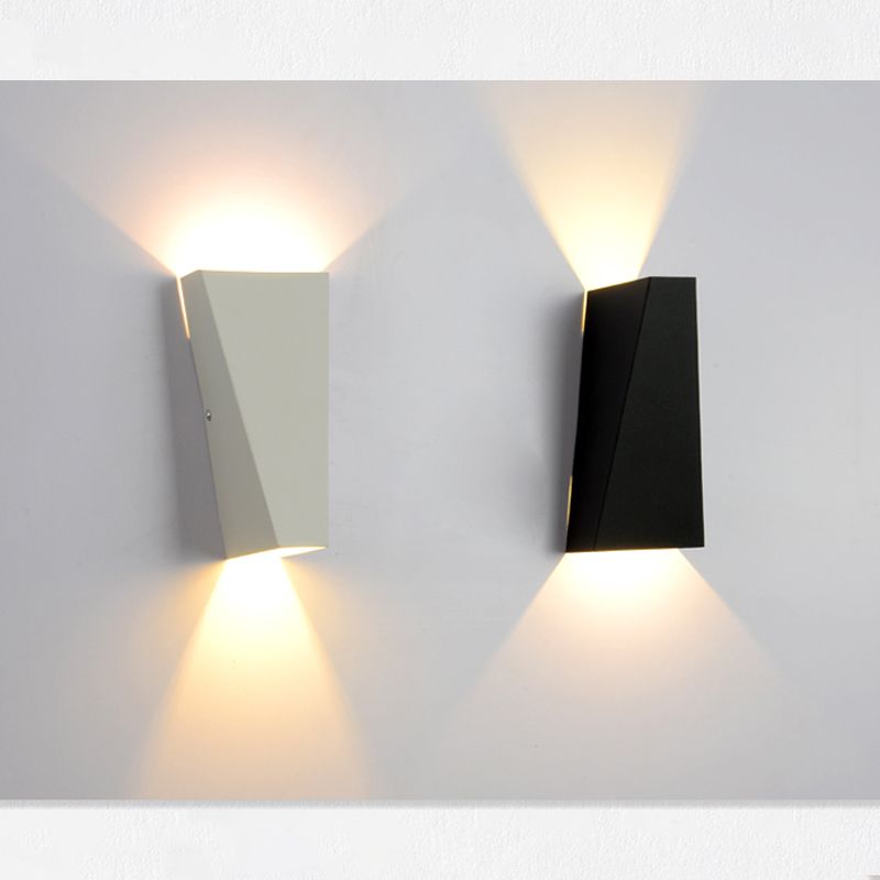 Illuminazione murale geometrica minimalista contemporanea illuminazione da parete esterna