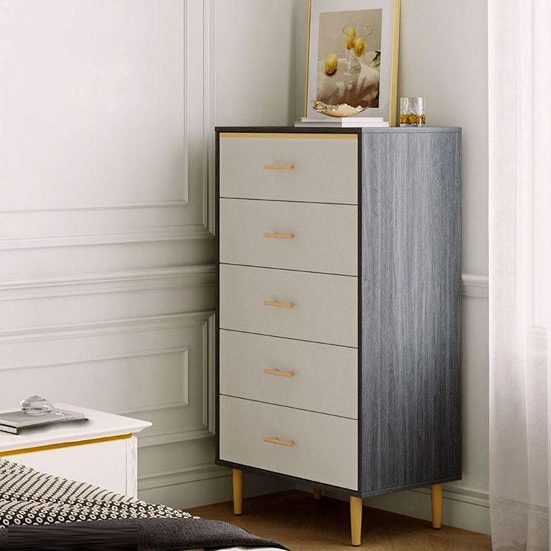 Wooden Chest Classic Glam Storage Chest Dresser with Drawers