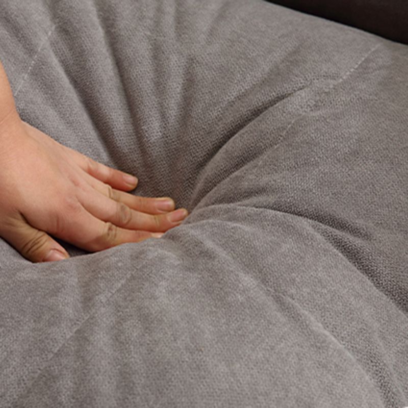 23.62" Wide x 27.95" Deep Convertible Chair with Basic Four Legs and Biscuit Back