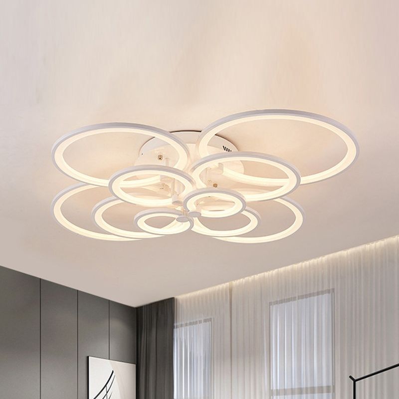 Luz de techo de estilo moderno Simplicidad Flush Mount Lighture para sala de estar