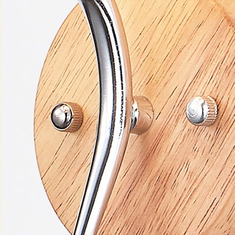 Modern Simple Vanity Light Wooden Base Vanity Lamp for Shower Room